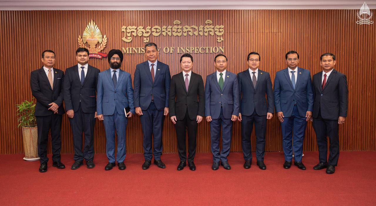 ឯកឧត្តម សុខ សូកេន រដ្ឋមន្រ្តីក្រសួងអធិការកិច្ច បានទទួលជួបសម្ដែងការគួរសមជាមួយ ឯកអគ្គរដ្ឋទូតវិសាមញ្ញ និងពេញសមត្ថភាពនៃសាធារណរដ្ឋឥណ្ឌា ប្រចាំព្រះរាជាណាចក្រកម្ពុជា