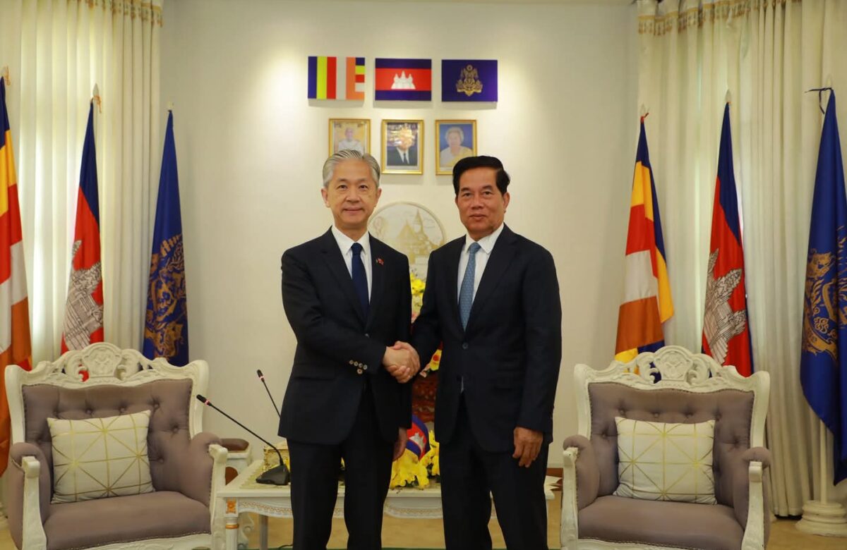 ឯកឧត្តម វ៉ាង វិនពីន៖ ចិនគាំទ្រភាពស្របច្បាប់របស់កម្ពុជា និងជួយកម្ពុជាប្រយុទ្ធប្រឆាំងទៅនឹងការគំរាមកំហែងពីខាងក្រៅ